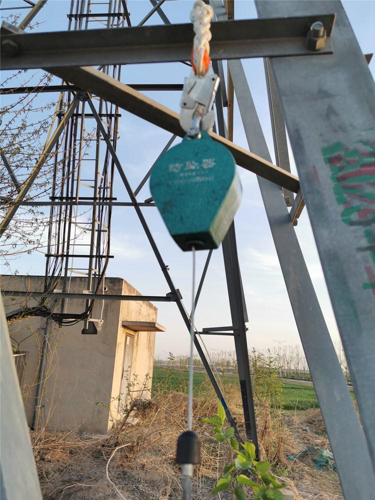 防墜器鋼絲繩正常運(yùn)行